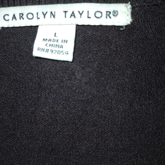 Carolyn Taylor Long Sleeve Scoop Neck Sweater - Picture 2 of 2